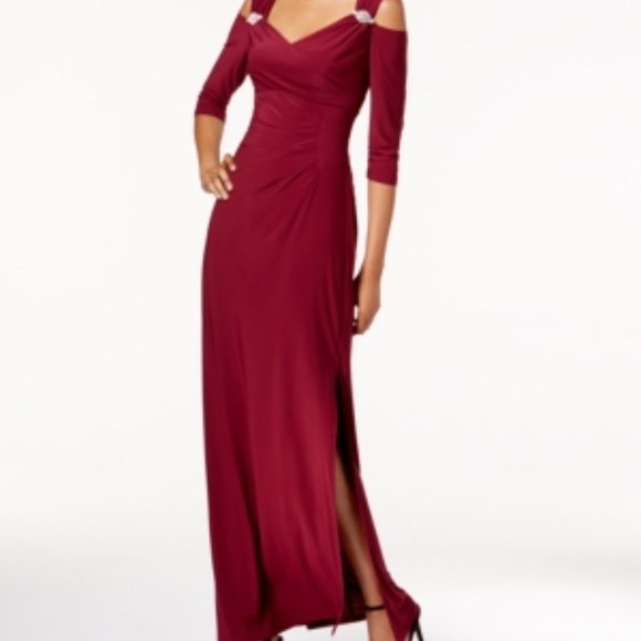 R & M Richards Dresses & Skirts - R&M Richards Evening Gown with Rhinestone accent